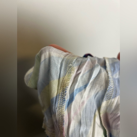 MWT Easel Sz S Midi Dress Boho Striped Feminine Flowy Beach Resort Summer relax - Picture 9 of 10